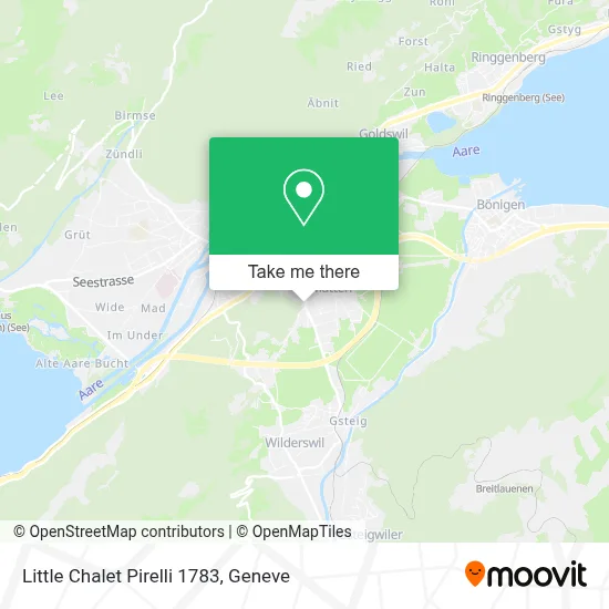 Little Chalet Pirelli 1783 map