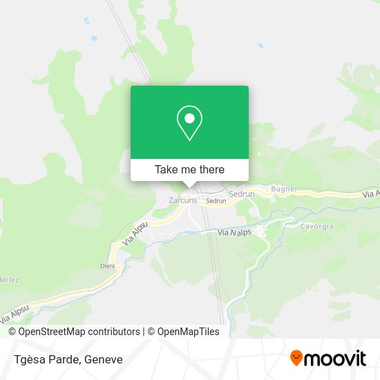 Tgèsa Parde map