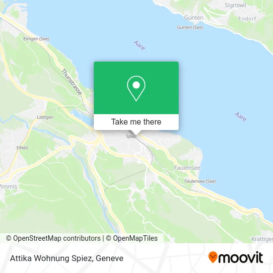Attika Wohnung Spiez map