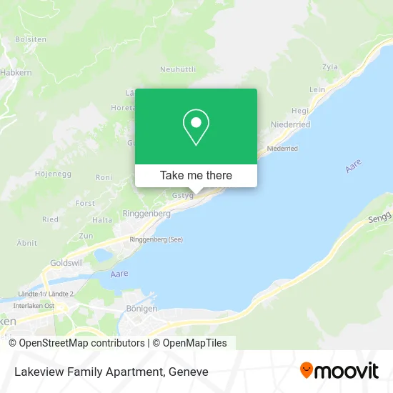 Lakeview Family Apartment map