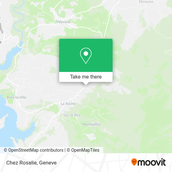 Chez Rosalie map