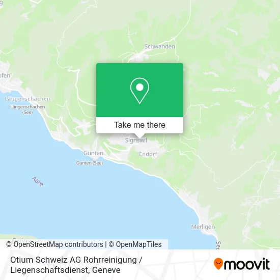 Otium Schweiz AG Rohrreinigung / Liegenschaftsdienst map