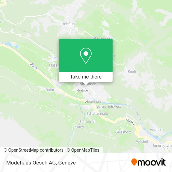 Modehaus Oesch AG map