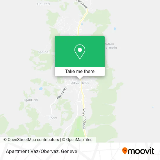 Apartment Vaz/Obervaz map