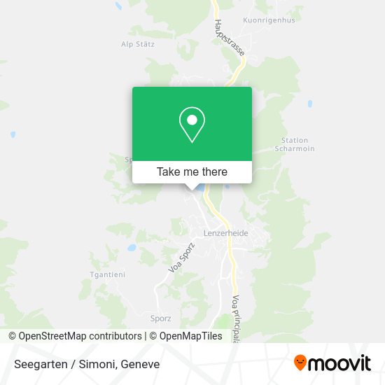Seegarten / Simoni map