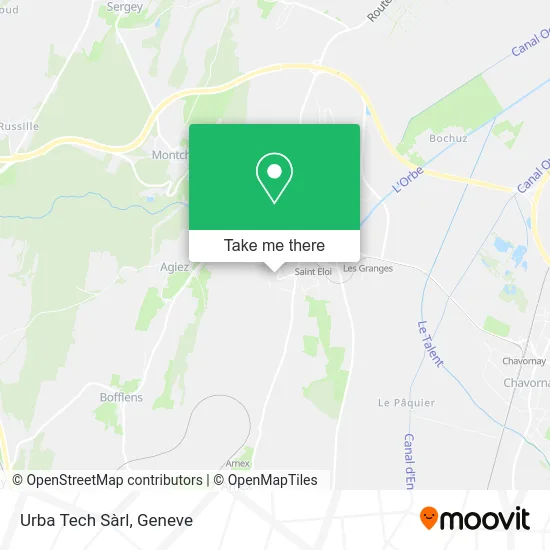 Urba Tech Sàrl map