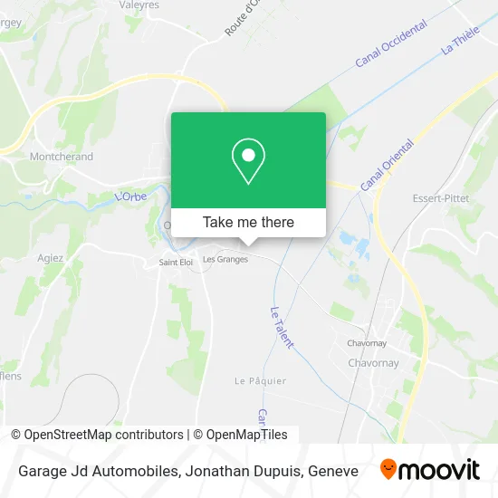 Garage Jd Automobiles, Jonathan Dupuis map