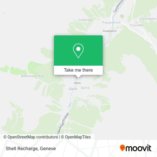Shell Recharge map