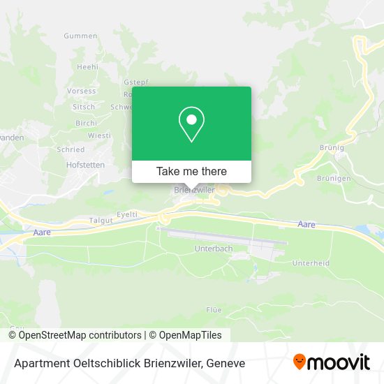 Apartment Oeltschiblick Brienzwiler map