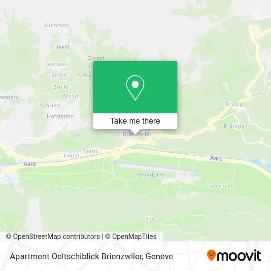 Apartment Oeltschiblick Brienzwiler map