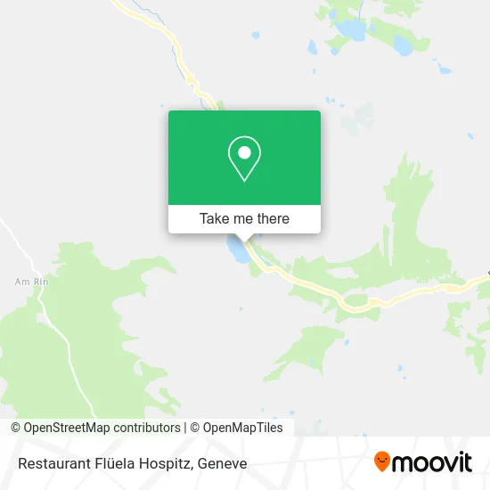 Restaurant Flüela Hospitz map