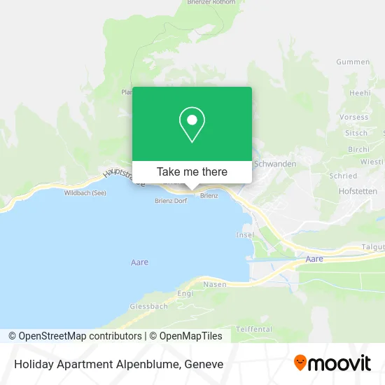 Holiday Apartment Alpenblume map
