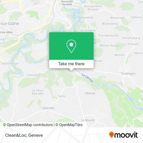 Clean&Loc map