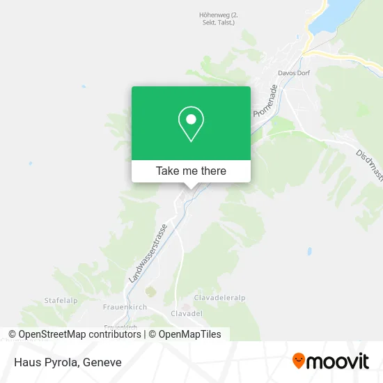 Haus Pyrola map