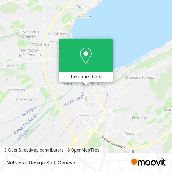 Netserve Design Sàrl map