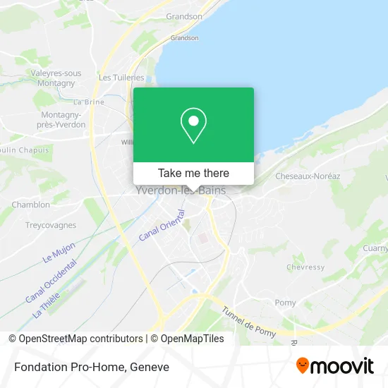 Fondation Pro-Home map