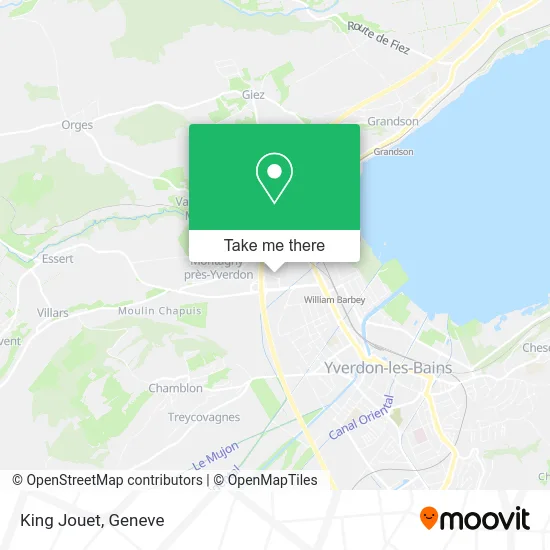 King Jouet map