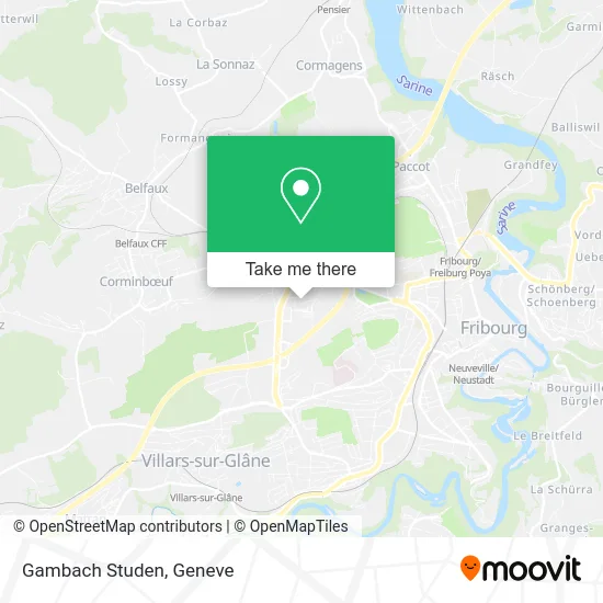Gambach Studen map