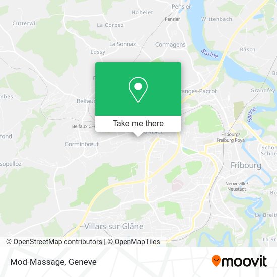 Mod-Massage map