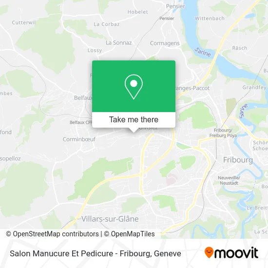 Salon Manucure Et Pedicure - Fribourg map