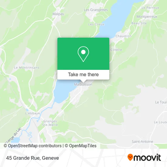 45 Grande Rue map