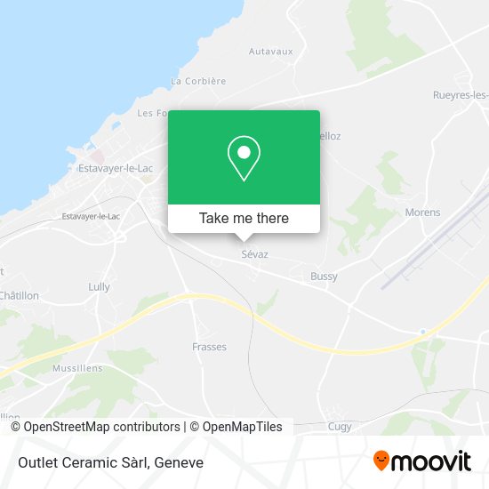 Outlet Ceramic Sàrl map