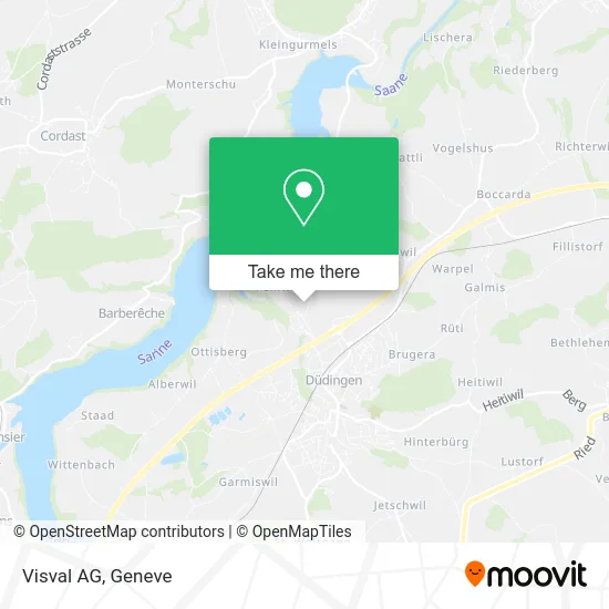 Visval AG map
