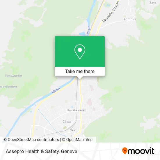 Assepro Health & Safety map