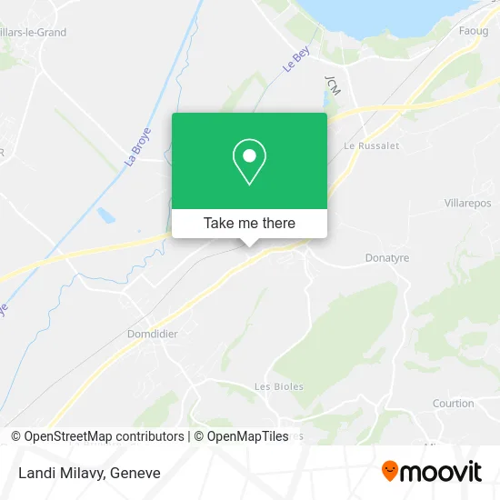 Landi Milavy map