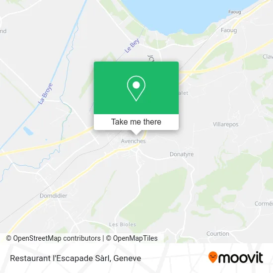 Restaurant l'Escapade Sàrl map