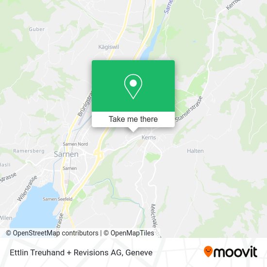 Ettlin Treuhand + Revisions AG map