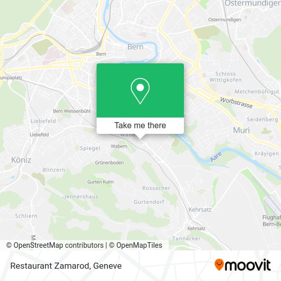 Restaurant Zamarod map