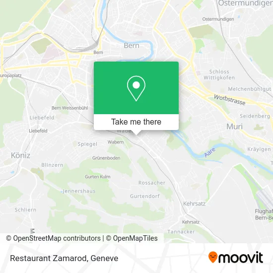 Restaurant Zamarod map