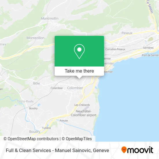 Full & Clean Services - Manuel Sainovic map
