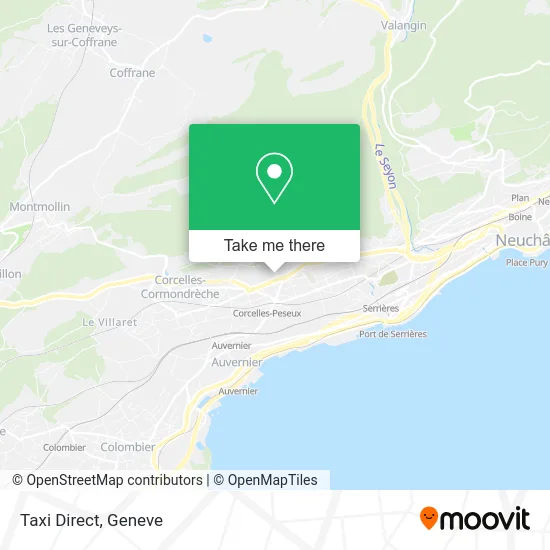 Taxi Direct map