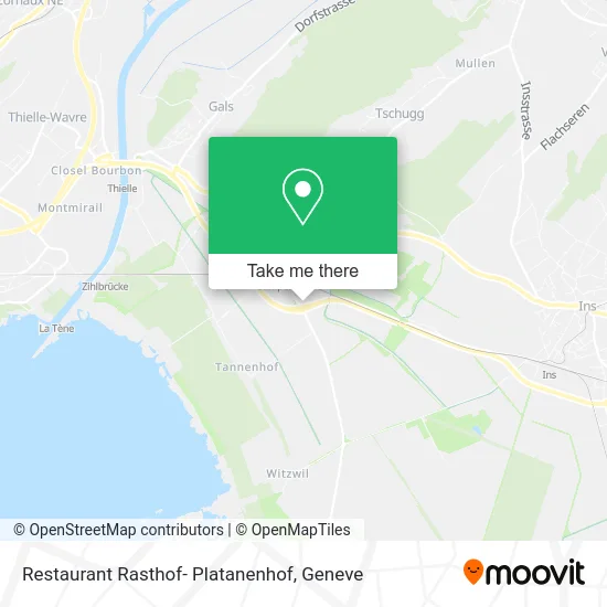 Restaurant Rasthof- Platanenhof map