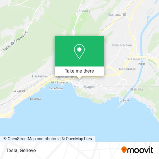 Tesla map