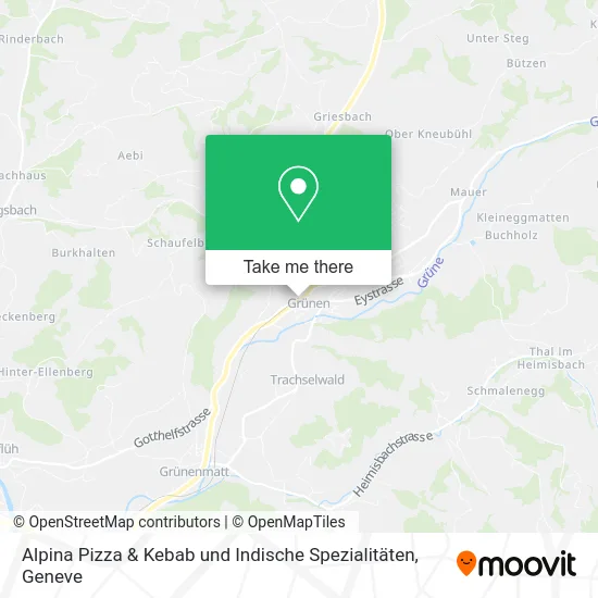 Alpina Pizza & Kebab und Indische Spezialitäten map