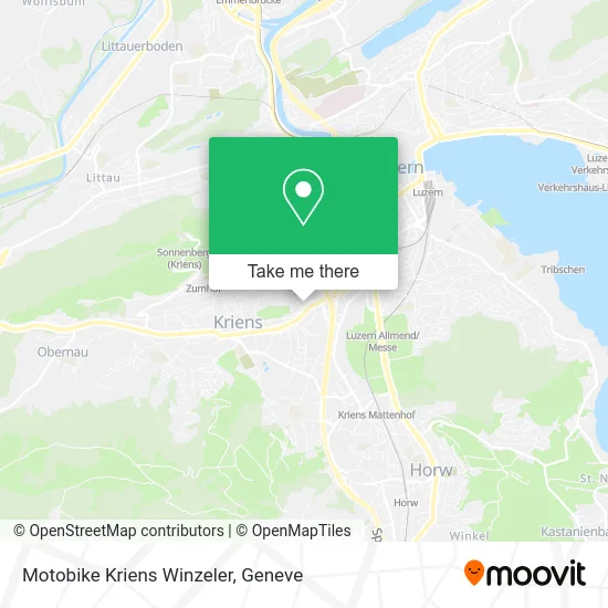 Motobike Kriens Winzeler map