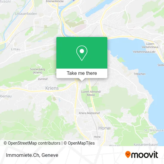 Immomiete.Ch map