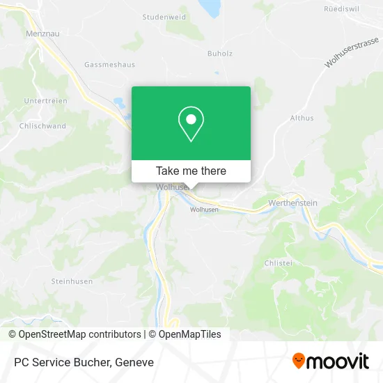 PC Service Bucher map