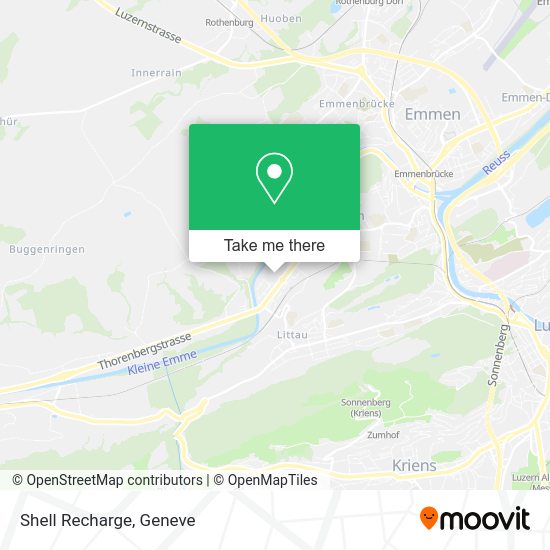 Shell Recharge map