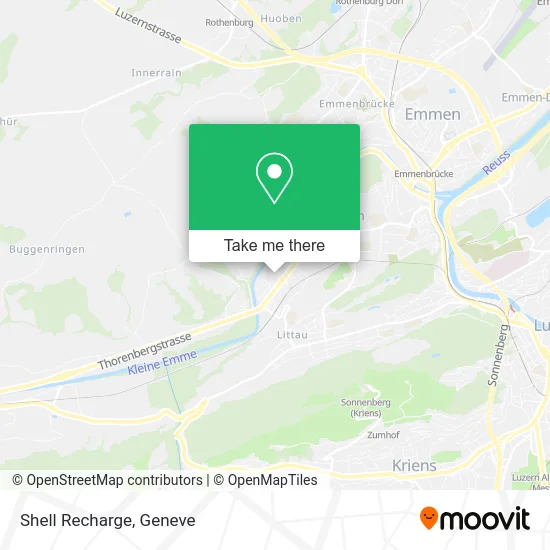 Shell Recharge map