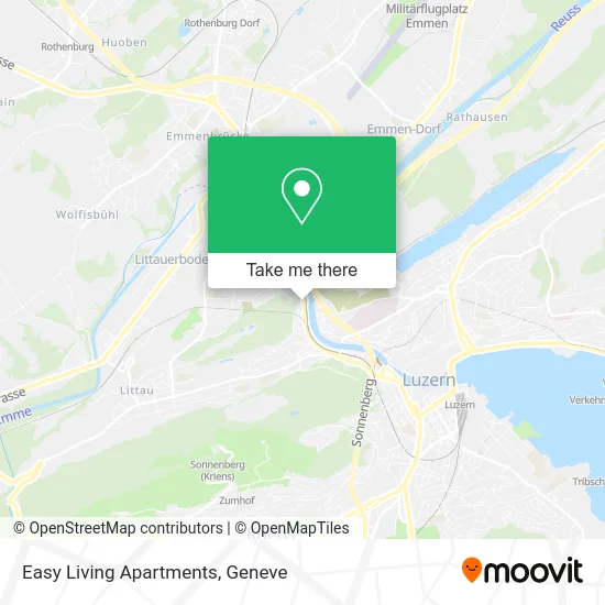 Easy Living Apartments map