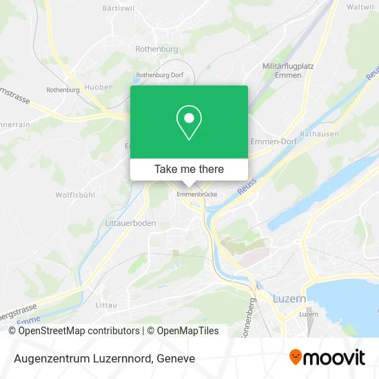 Augenzentrum Luzernnord map