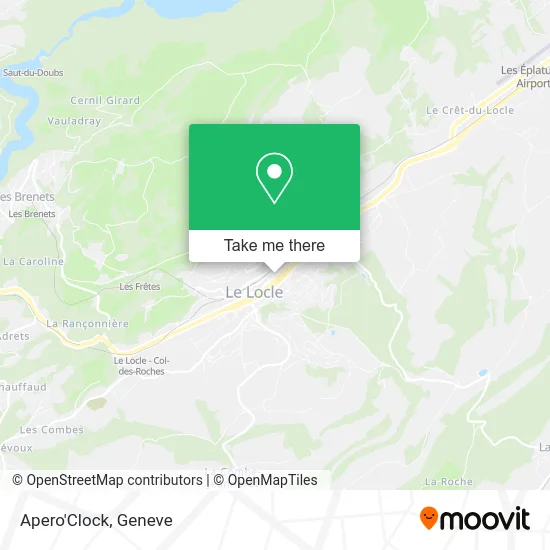 Apero'Clock map