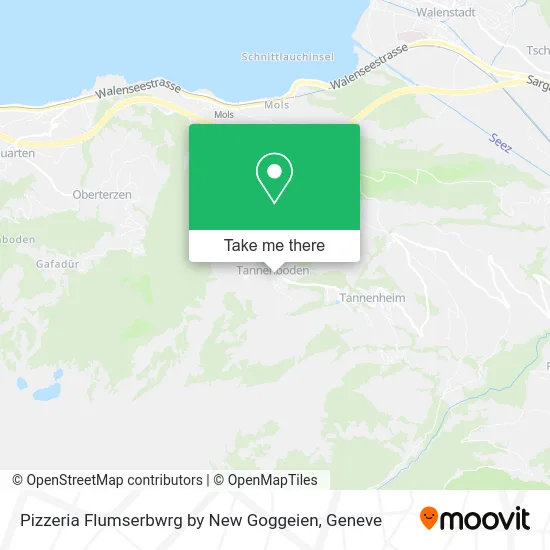 Pizzeria Flumserbwrg by New Goggeien plan