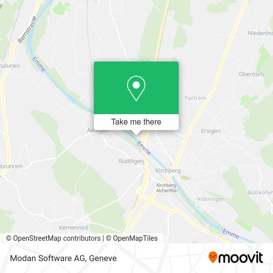 Modan Software AG map