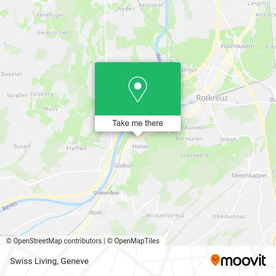 Swiss Living map