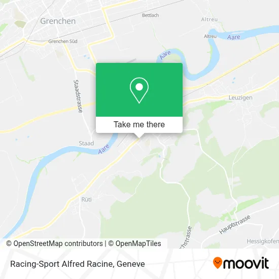 Racing-Sport Alfred Racine map